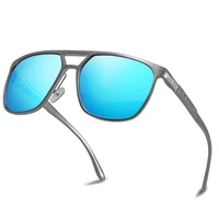 

2020 New Arrival Fashion Square Double Bridge Luxury Designer sunglasses Unisex