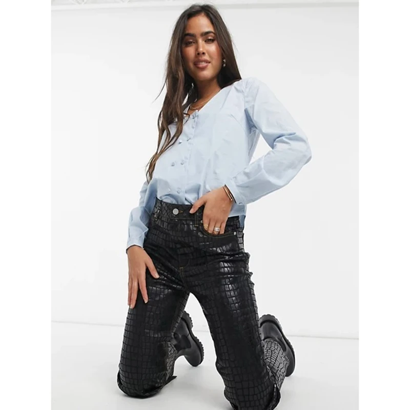 

BL21WT017 Sport Feather Crop Top Drawstring Activewear Suits Floral Woman Long Sleeve Polo Sweatshirt Crop Top, Customized color