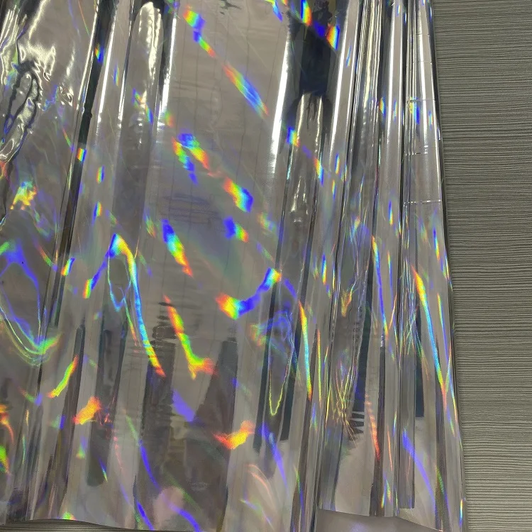 BOPP plastic wrap film metallized holographic hot laminating film