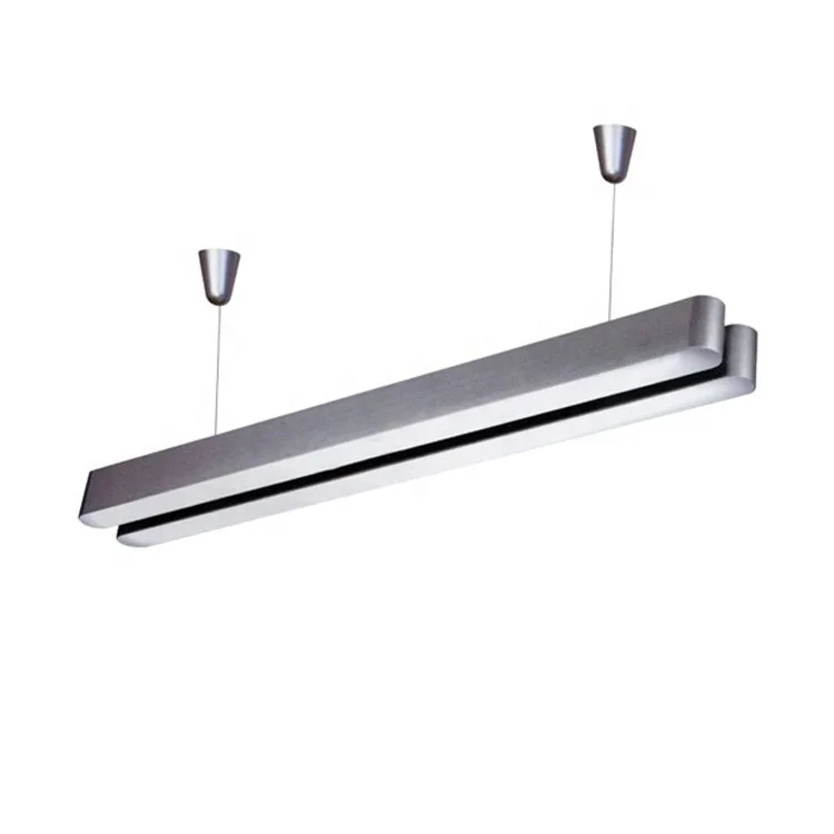 kitchen dining office modern interior aluminium profile 36w pendant hanging tube led linear pendant light