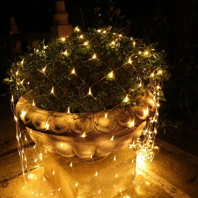 3*2M 192LED Fairy Ceiling Net Light for Christmas Garden Decoration