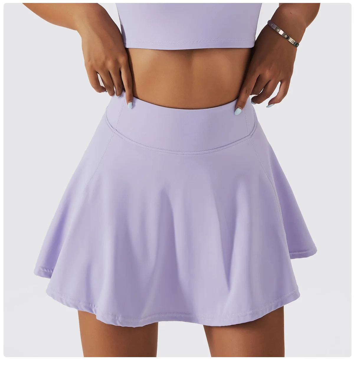 

Hot selling quick dry tennis skirt women's fashion women's sports tennis skirt