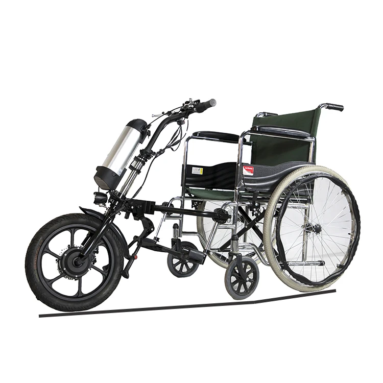 

China cheap price 500w wheelchair conversion brake kit electric conversion kit manual wheelchair for disabled, Balck