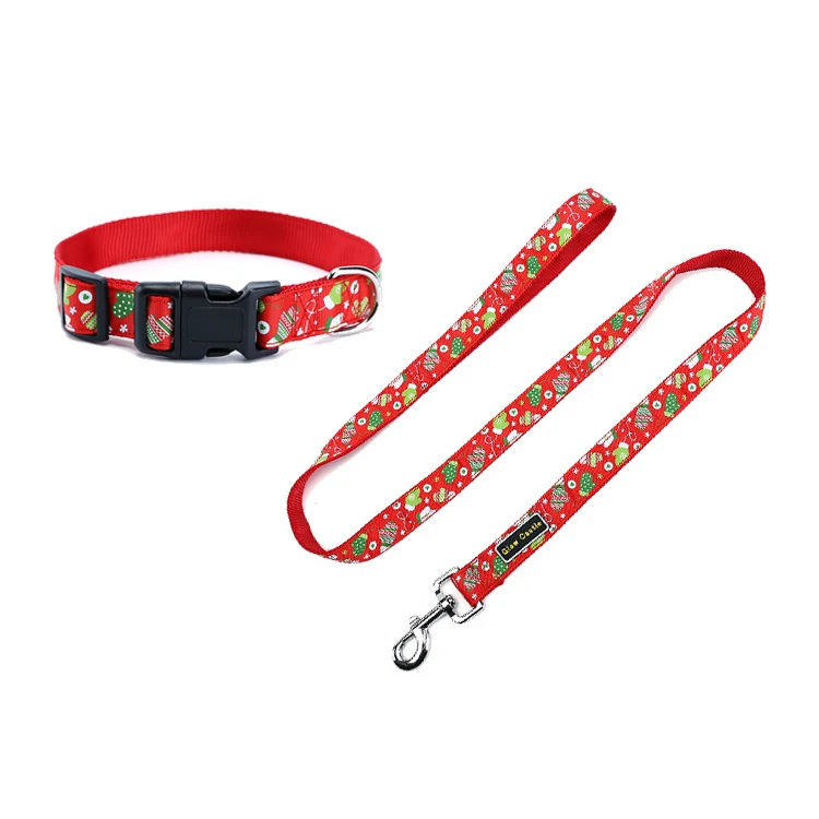 

Wholesale Designers Luxury Christmas Dog Collars In Bulk Correa Collar De Perro Handsfree Running Dog Collar And Leash Set, Red,green