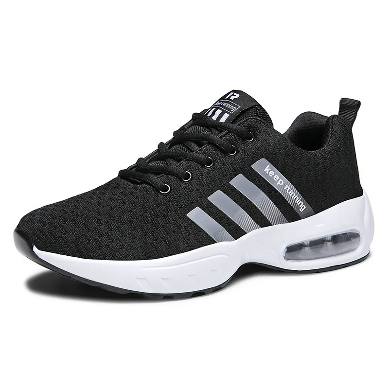 

Fly weave breathable net cloth shoes running shoes sneakers air cushion running shoes large size, Customized color