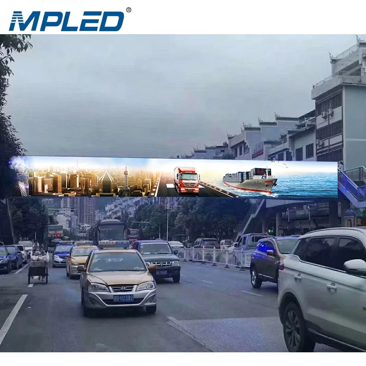 MPLED P10 P8 Full Color Advertising Billboard Panel Smd Outdoor Flexible Led Display Screen