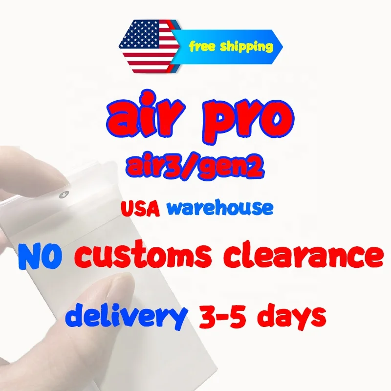 

US Free Shipping Air 3 DDP No Customs Clearance Air Pros 3 ANC Airoha 1562a Jl Wireless Earphone Earbuds, White