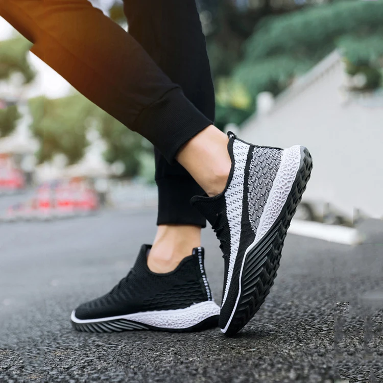 

High quality anti slip outdoor elderly man athletic sport shoes casual sneakers man, 3 colors