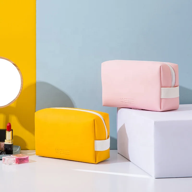 

2020 Hot Sale Ins Style Small PU Waterproof Make Up Bag, Travel Toiletry Bag
