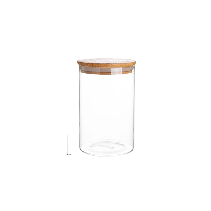 

Country Style Kitchen Glass Container Storage Jars With Lids, As picture