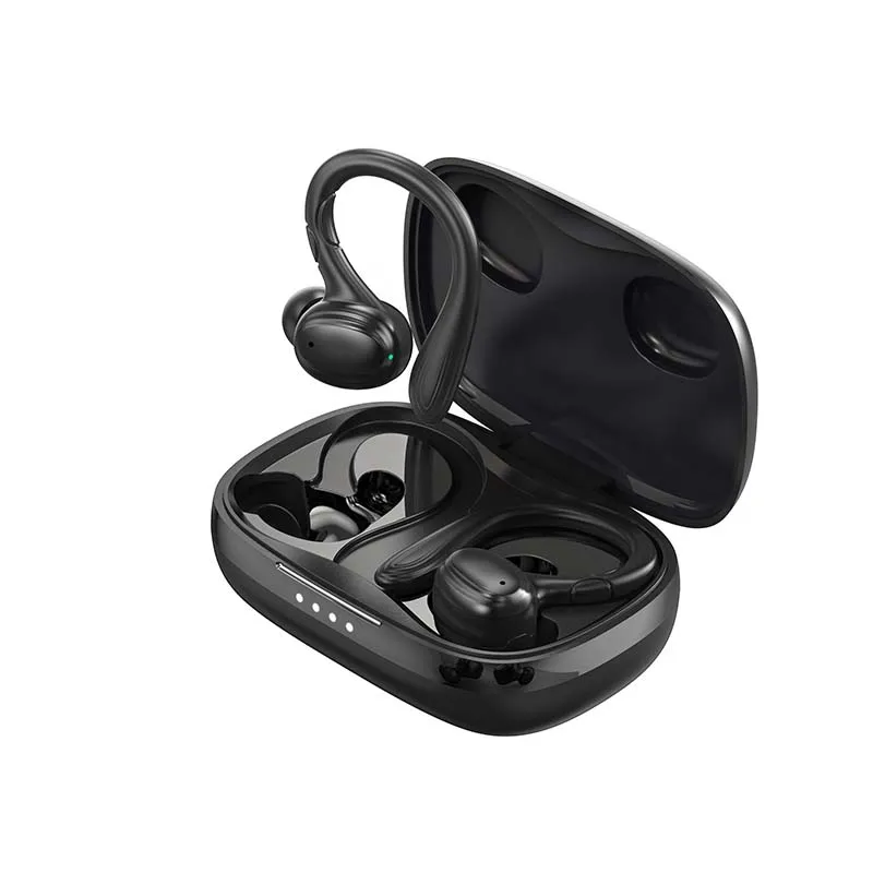 

CR-i24 Earhook Heavy Bass Tws Wireless Sports Blootuth Cheapest Earphone Price, Black