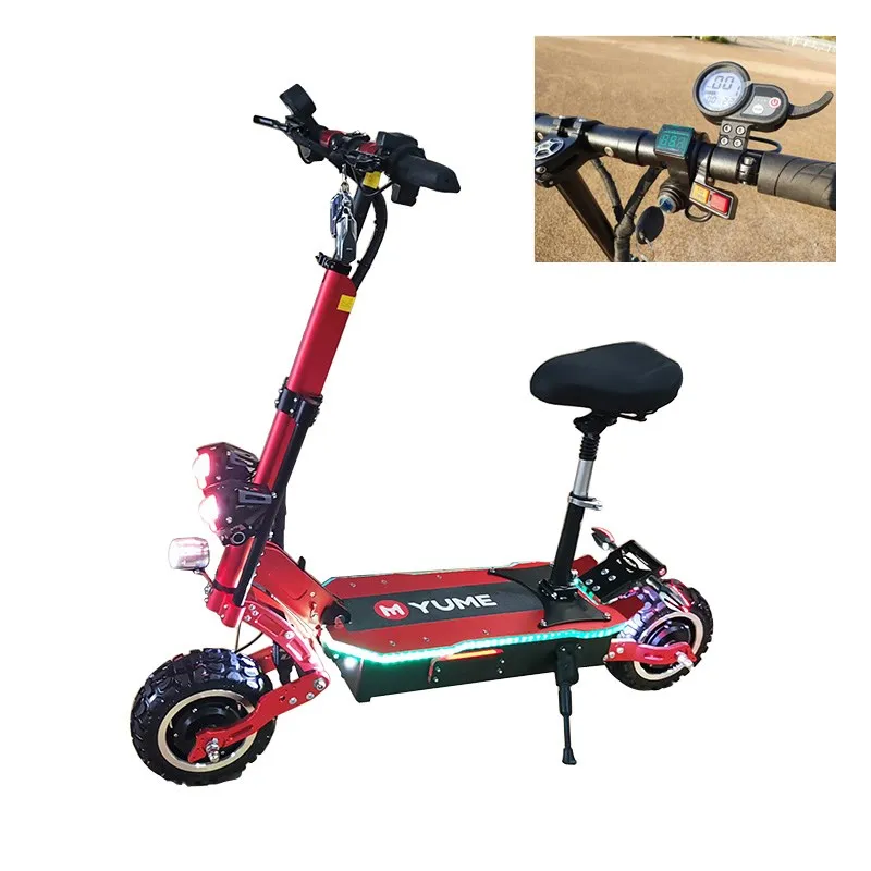 

YUME Off road 2 wheel Electric mobility scooter Foldable 2000W 5000w Electric scooter adults