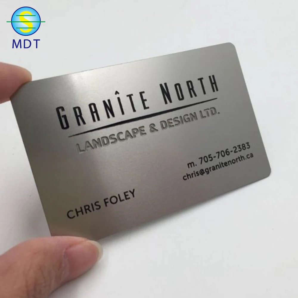

DU membership metal cards, Cmyk color or pantone color