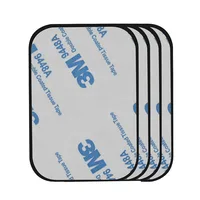 

Hot Selling in Amazon Magnet Holder Accessories Replacement Rectangular Steel Plate Metal Sheet with 3M Adhesive Sticker