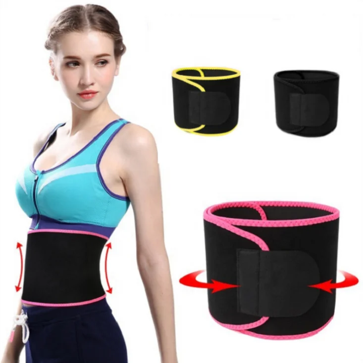 

Hot Selling Trimmer Adjustable Weight Loss Wrap Sweat Workout neoprene support waist trainer Back Support Belt, As picture