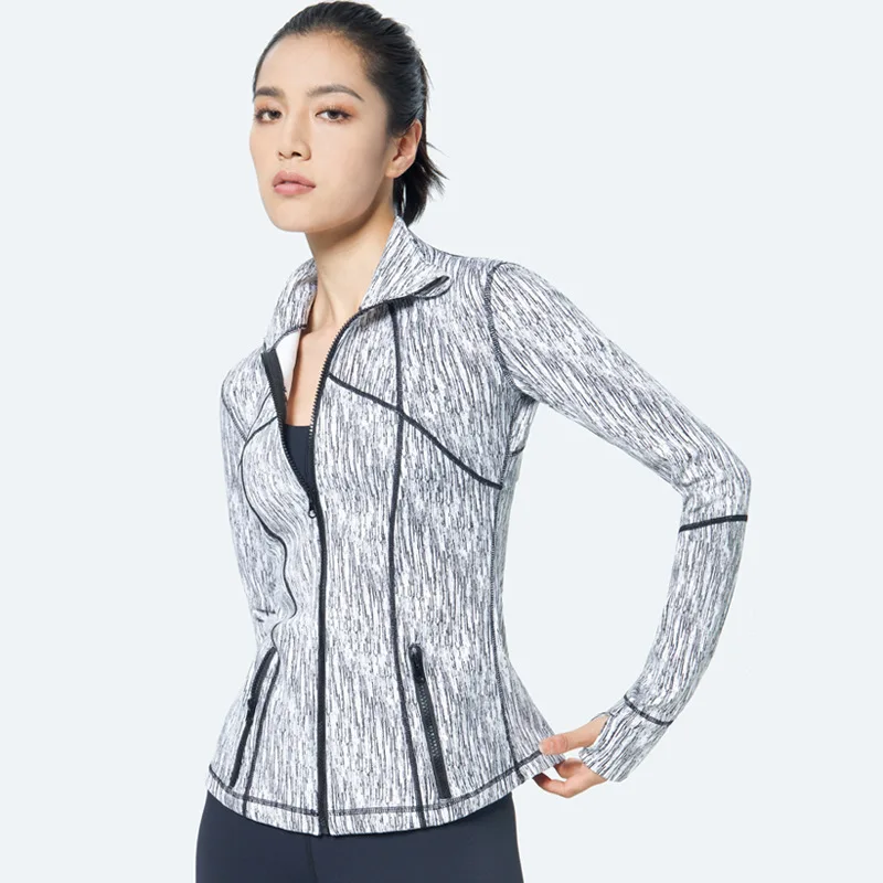 

Women Windcheater Women Clothing Custom Logo Gym Fitness Breathable Long Sleeve Winter Runningsports Jacket, 3 colors
