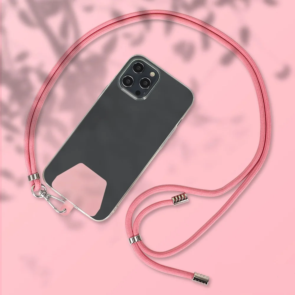

EU US China Newest crossbody adjustable long strap for mobile phone patent patch tab lanyard for iPhone 13