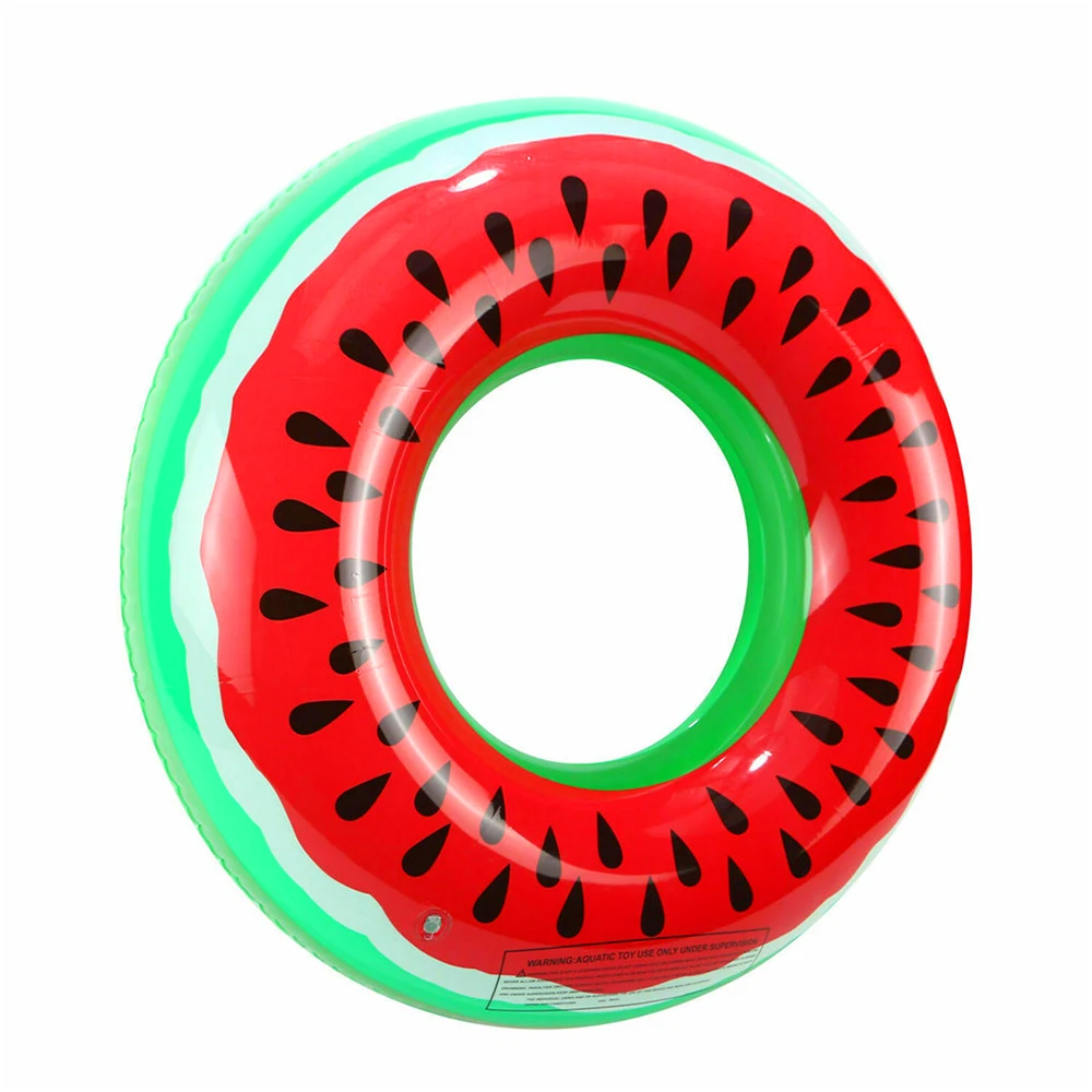 

Newbility Inflatable water ring pvc men and women through fruit watermelon swimming ring