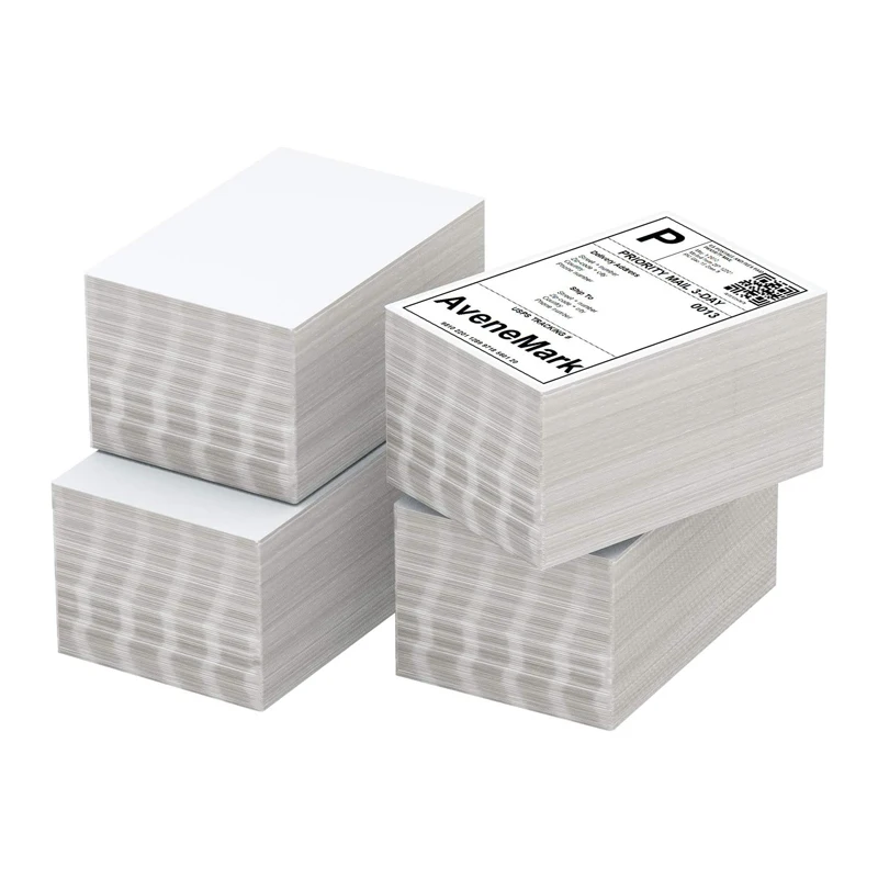 

Fanfold 4" x 6" Direct Thermal Labels A6 Thermal Waybill Sticker for Shipping