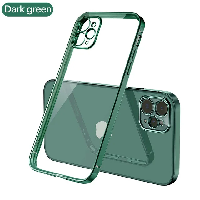 

All-inclusive fine hole protection camera straight edge plating for iPhone12/11/xr mobile phone case Rubik's cube Apple xs 7 8, Can be customized