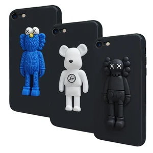 Kaws Cartoon Sesame Street phone case for iPhone 6 6s x xr xsmax for ipone 7/8/6Splus Silicone Case