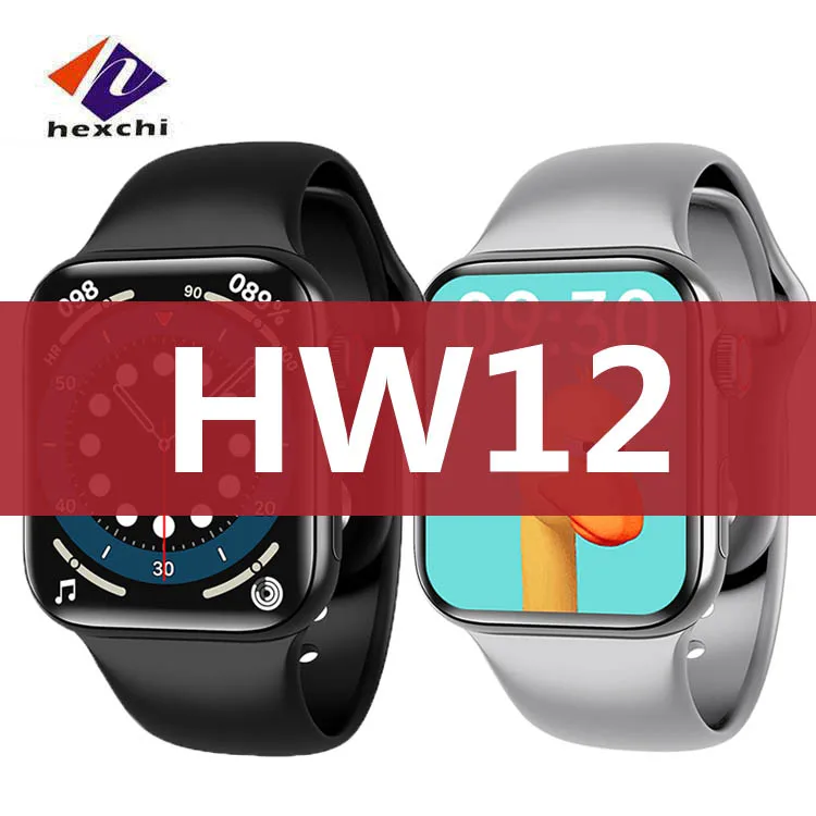 

quality HW12 smartwatch 1.57 inch HD screen call heart rate blood pressure oxygen fitness tracker bracelet T500 PRO smart watch