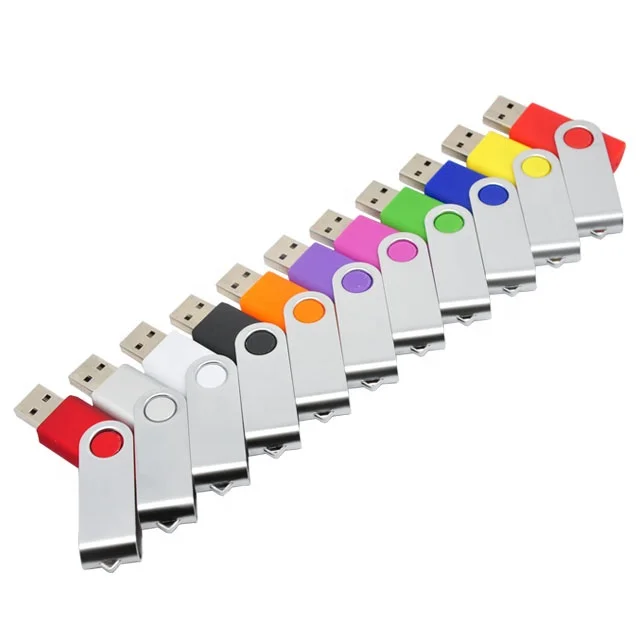 

Swivel pen drive USB 2.0 3.0 custom logo 16GB 32Gb 64 GB usb stick,customized usb flash drive for corporate gift LFN-011, Red yellow, blue, green, pink, purple, white, black, etc