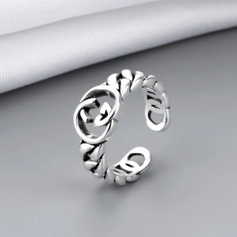 

Simple Korean Style Ring Female Personality Index Finger Couple Handwear Metal Ring