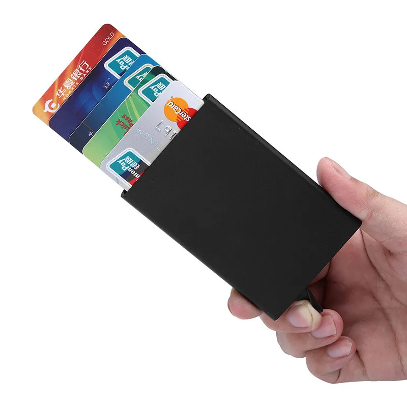 

new design rfid blocking credit card holder custom logo card holder