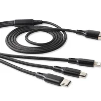 

3 in 1 cable quick charger 3a phone charger cable fast multi usb charging cable