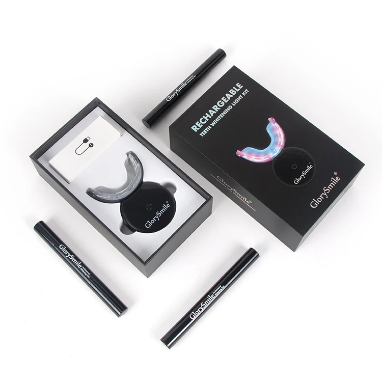 

Glorysmile Advanced Home Wireless 32 LED Lamp Waterproof Rechargeable Teeth Whitening Light Kit Private Logo