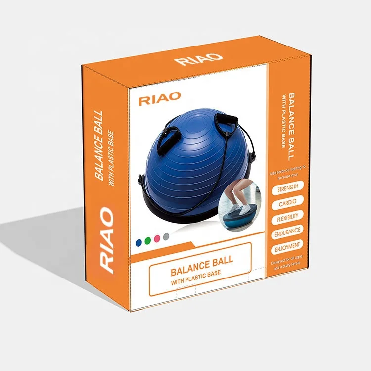 

Fitness Gym Yoga Pilates Training Ball Half Balance Ball With Pump