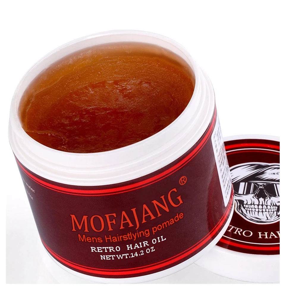 

Professional Hair wax men styling OEM Supported Hair Pomade Strong Hold Hair Clay