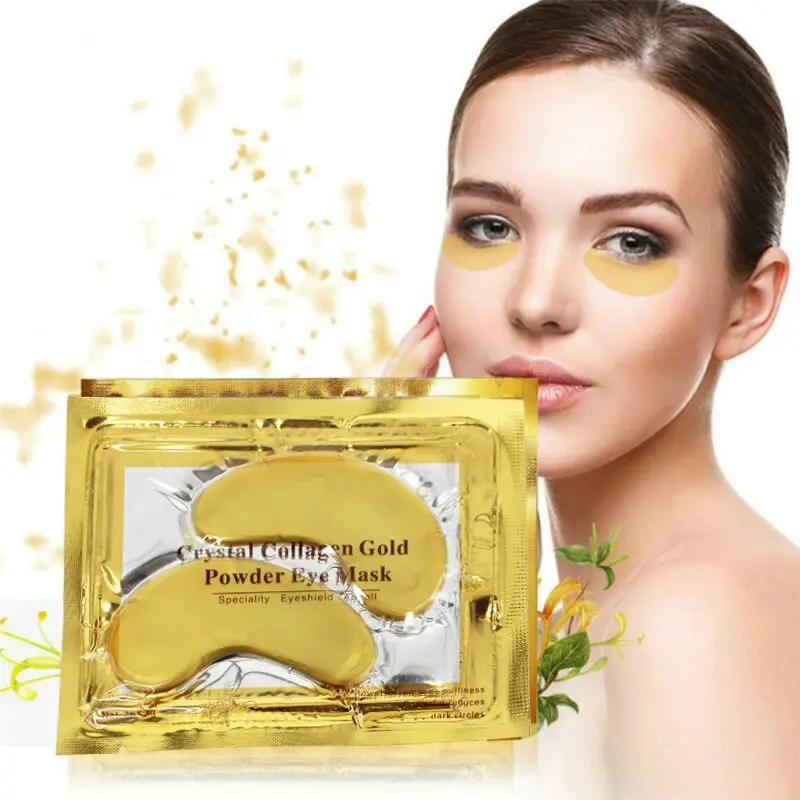 

Gold Powder Collagen Anti Wrinkle Anti Aging Skin Care Eye Mask