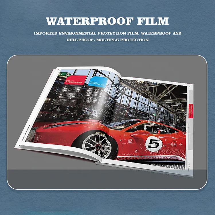 
Custom Coated Paper A4 A5 Brochure Magazine Booklet Paper Printing Service 