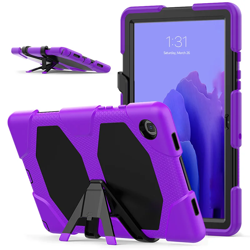 

New popular shockproof PC silicone rugged screen protector detach kickstand table case for Samsung Galaxy Tab A7 10.4 T500 T505