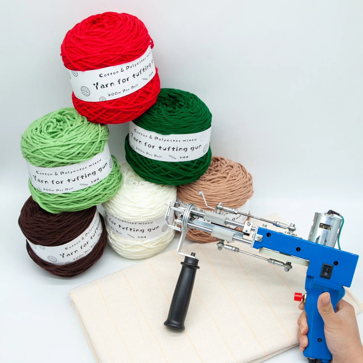 

Yarn for Tufting Gun  per roll, Colorful