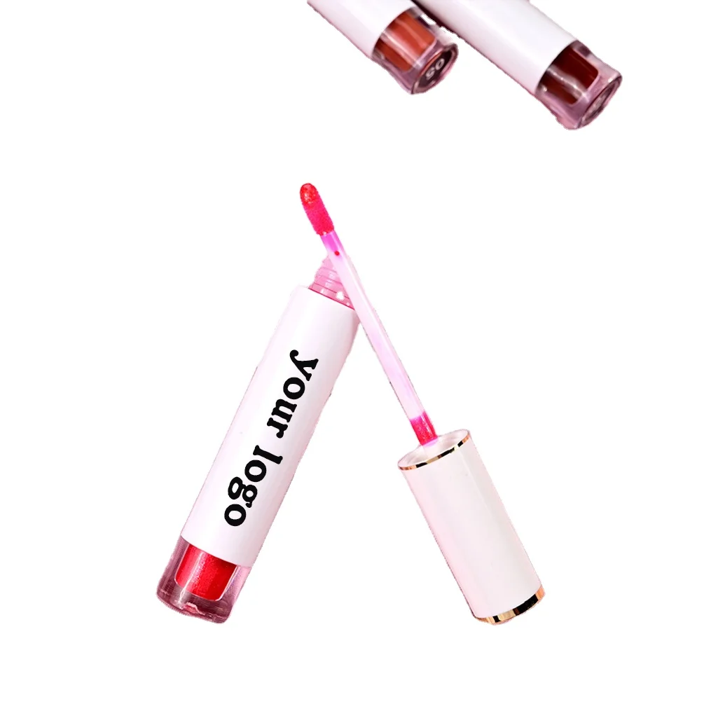 

Private Label 105-color Lipgloss White Tube Custom Logo Bulk Makeup Pigment Liquid Glaze Matte Metal Color Aurora Free Shipping