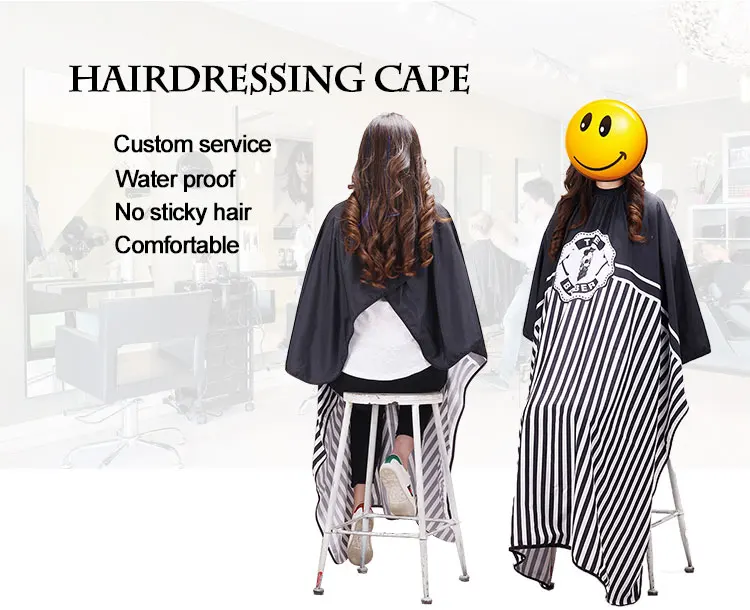 High quality custom barbershop supplies cape