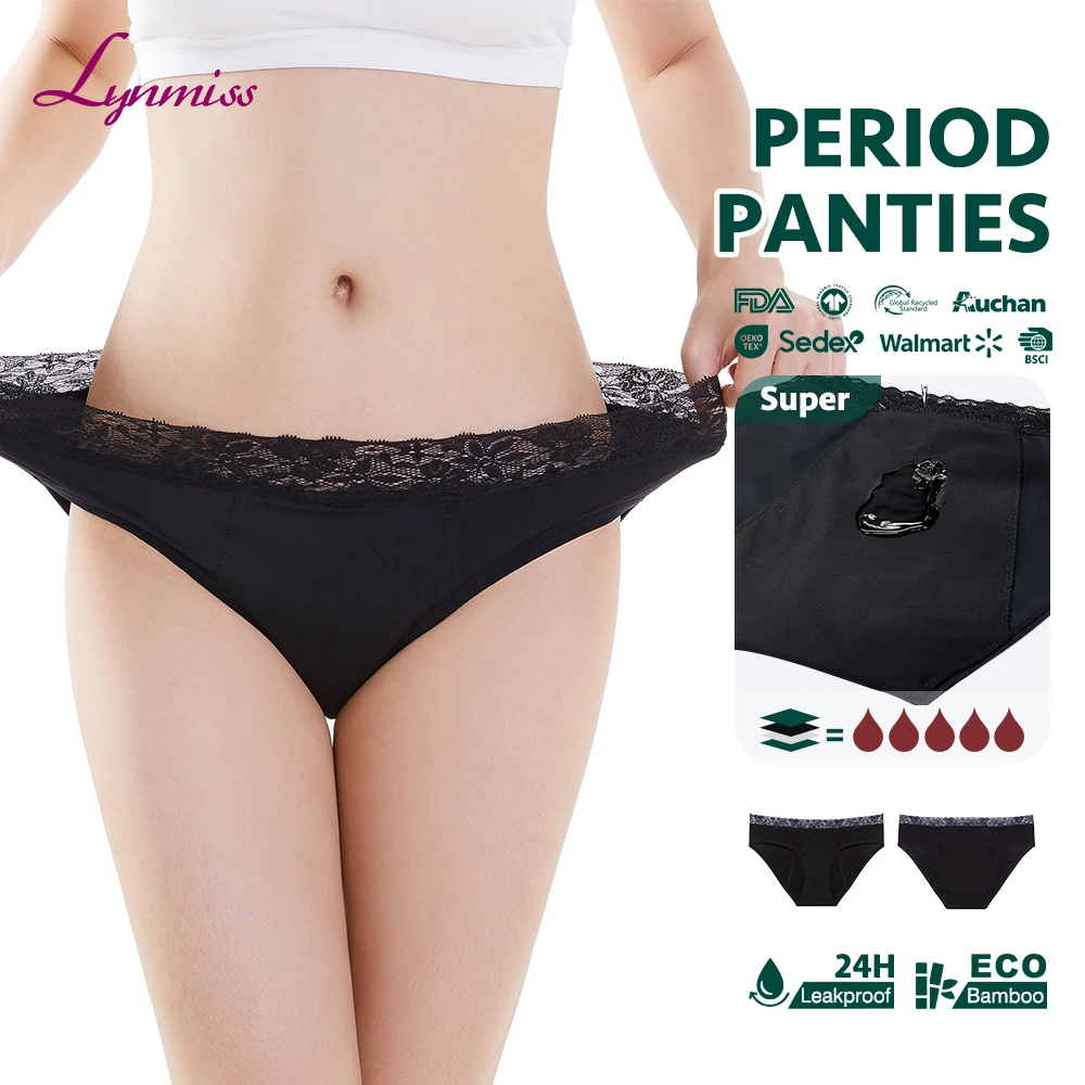 Bamboo 4 Layer Super Absorbent Menstrual Culottes Everyday Wear