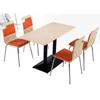 fast food dining table and chair for restaurant