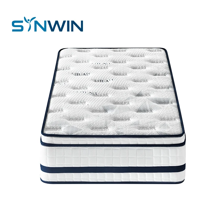 Europe top 31cm luxury memory foam American standard mattress