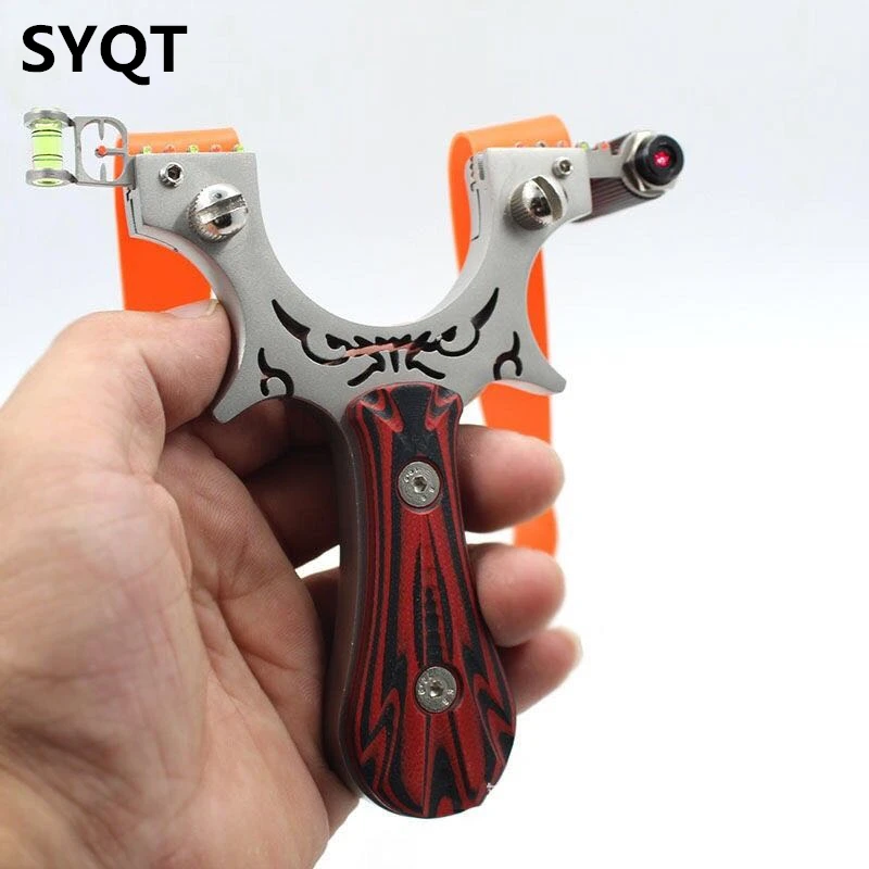 

New 304 Stainless Steel G10 Patch Outdoor Hunting Competitive Toy Little Monster Laser Infrared Catapult Slingshot