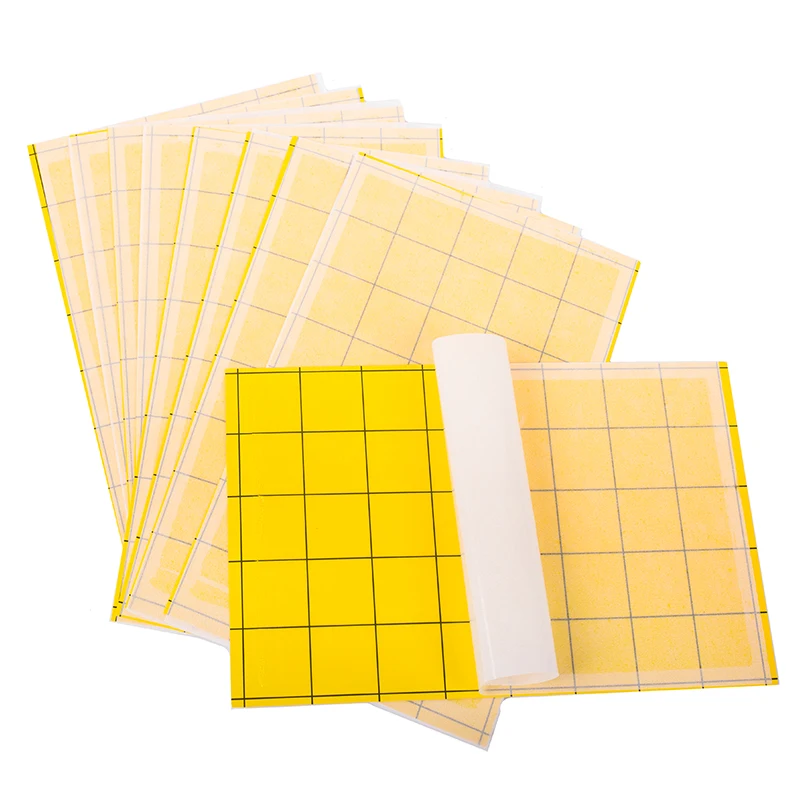 

UV Yellow Sticky Flying Insect Glue Trap Paper Indoor & Outdoor Sticky Type Sticky Type Mosquito-killing Lamp 1- 3 Days