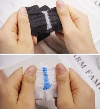 
colorful disposable hairdressing neck ruffles tissue paper strip roll for hair cut barber salon 