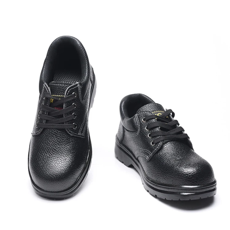 

High Quality Industrial Micro Fiber Leather Rubber Outsole Anti-Puncture Waterproof Footwear Safety Shoes With Steel Toe Cap