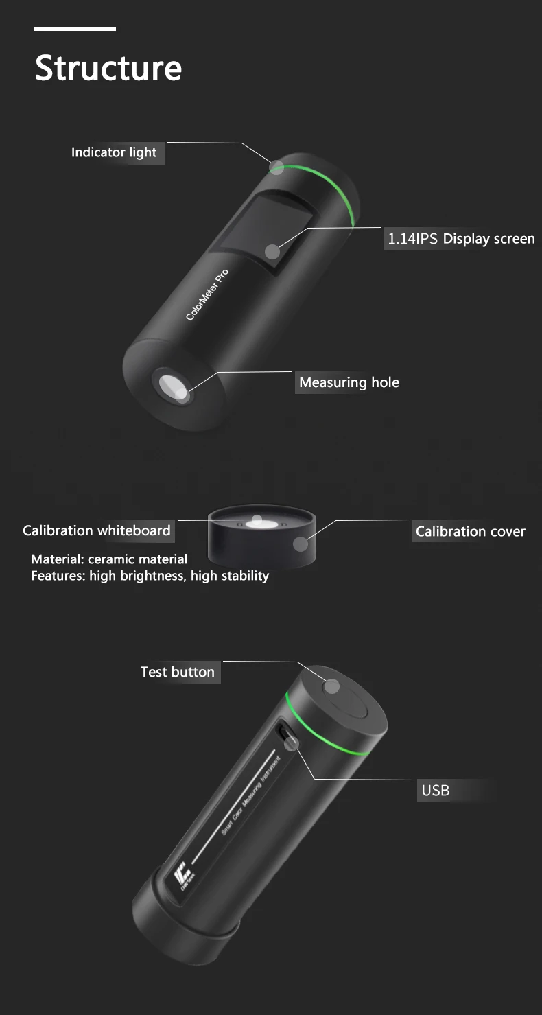 NADE ColorMeter SE High-precision Digital Portable Colorimeter color tester