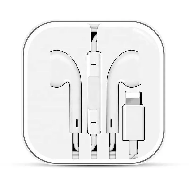 

Hybrid Technology Wired original Microphone light ning earphones cable Headphones for iPhone Mobile phone Portable Player