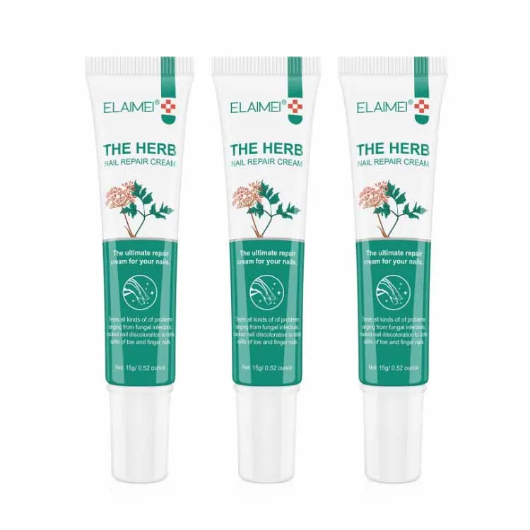 

ELAIMEI Treatment fungus nail repair care cream, White
