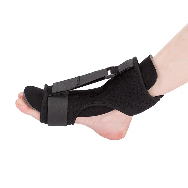 

Soft Dorsal Night Splint Breathable Design for Effective Relief from Plantar Fasciitis Pain Heel Arch Foot Pain and Achilles Ten, Black